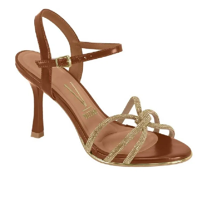 Sandalia Vizzano Salto Fino Ref 6552.103.30100 Marrom 34
