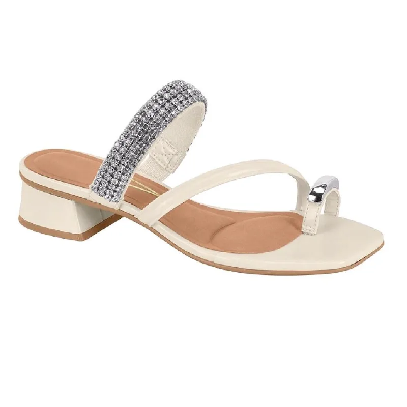 Sandalia Vizzano Salto Bloco Baixo Ref6454.133.30455 Branco Off-cristal/branco Off 034