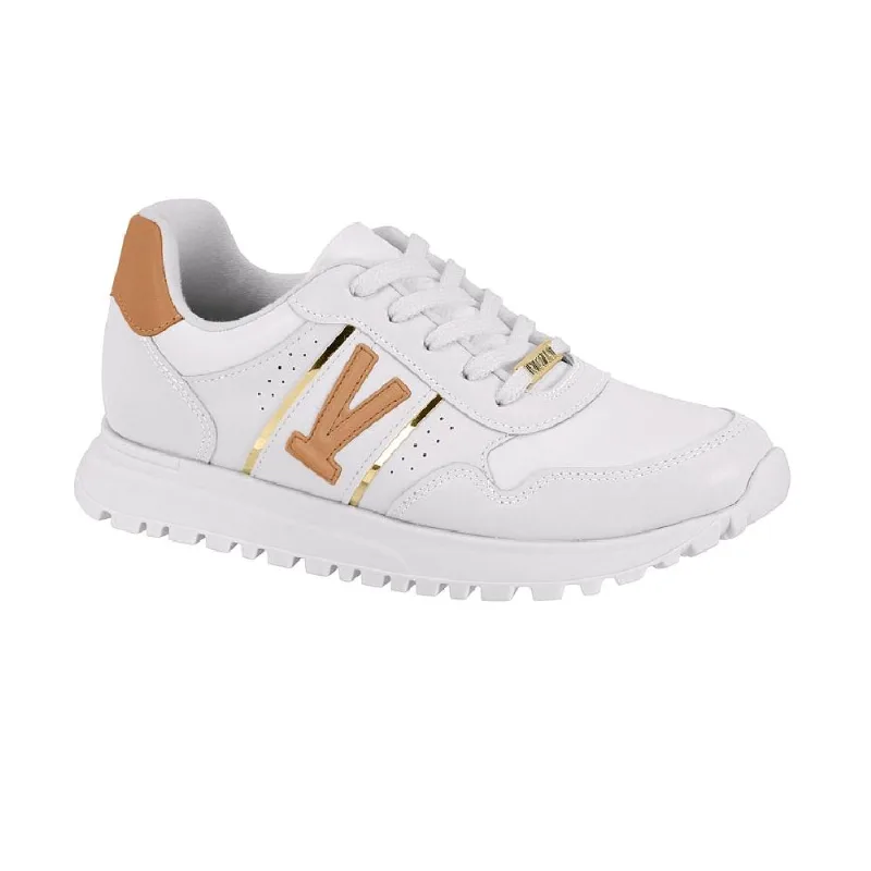 Tenis Vizzano Ref 1429.214.30451 Branco/camel/dourado 40