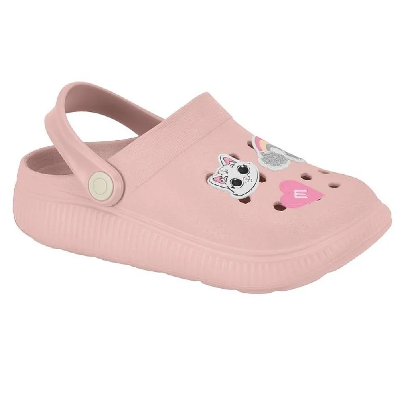 Clog Molekinha Calce Fácil Ref 2591.102.30598 Rosa 31/32