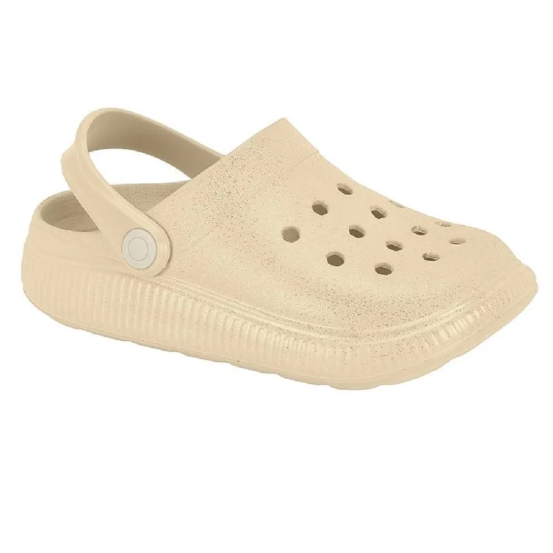 Sandalia Babuche Molekinha Ref 2591.200.30599 Creme 27/28