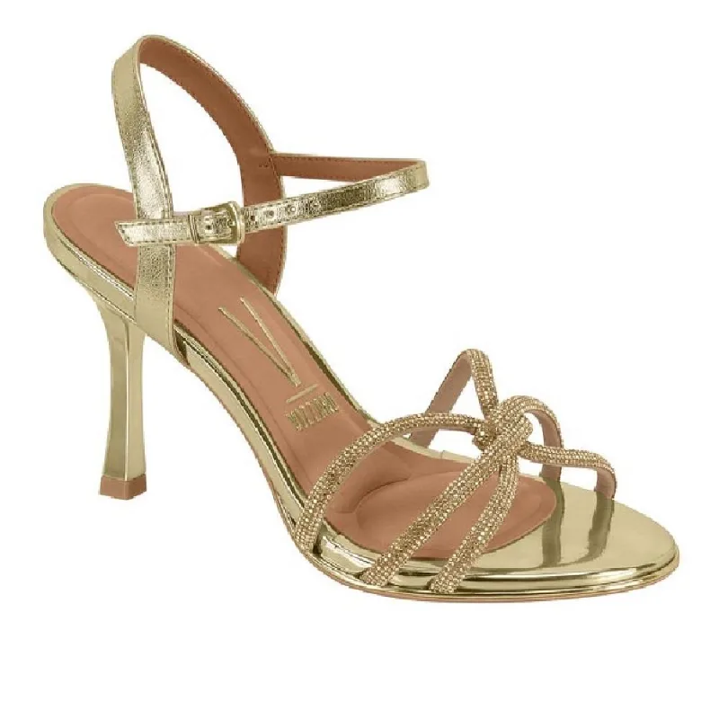 Sandalia Vizzano Salto Fino Ref 6552.203.30590 Dourado 34