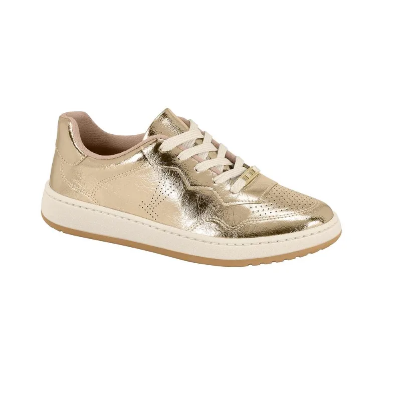 Tenis Vizzano Casual Metalizado Ref 1466.100.30591 Dourado 37