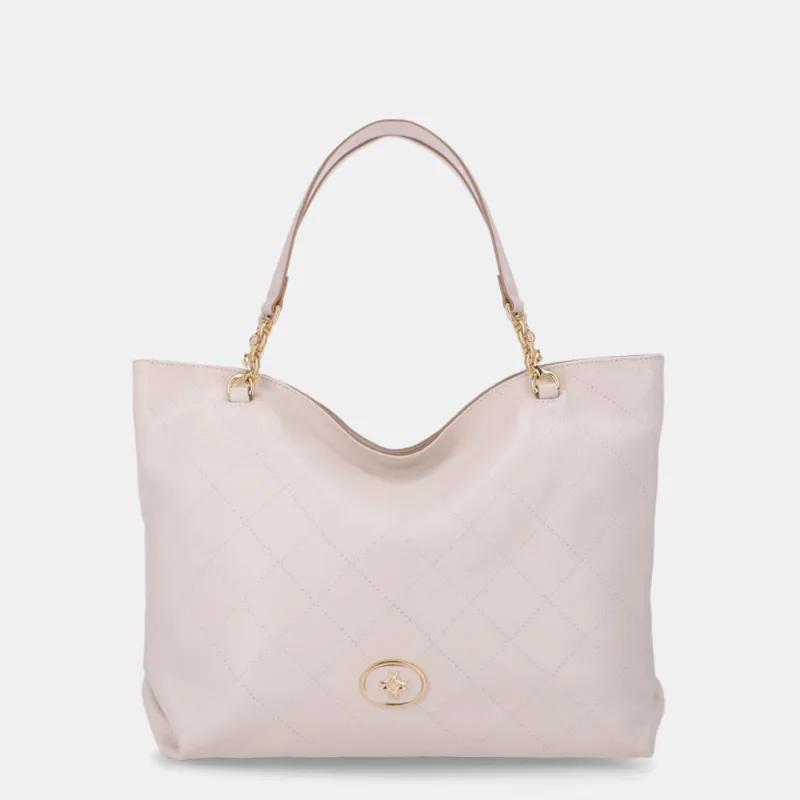 Bolsa Shopping Grande New Ridge Panna - 2000817 UN