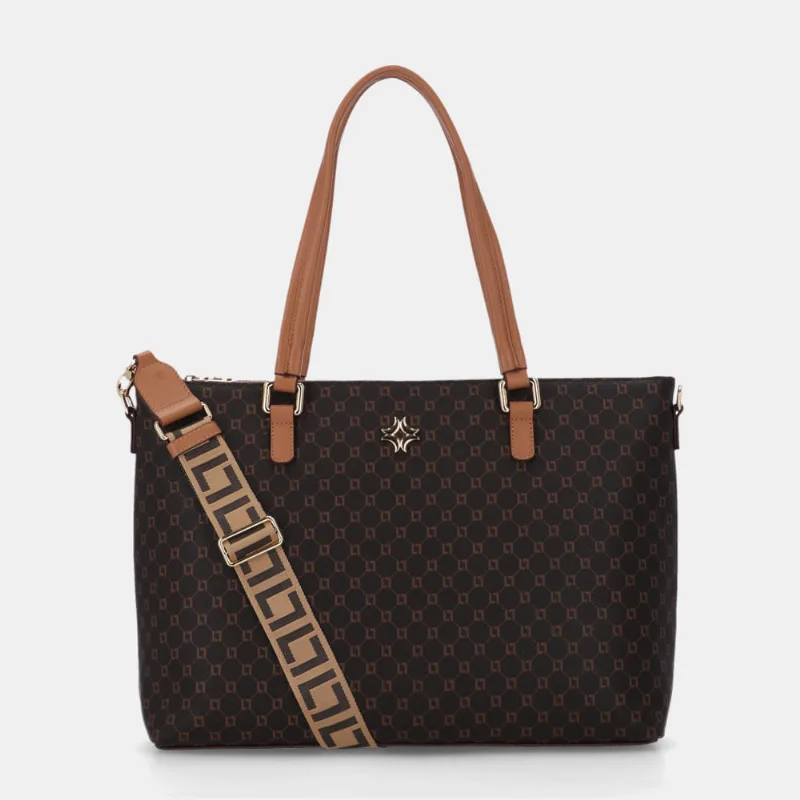Bolsa Shopping Grande Monograma Ll Mocca -2000601 UN
