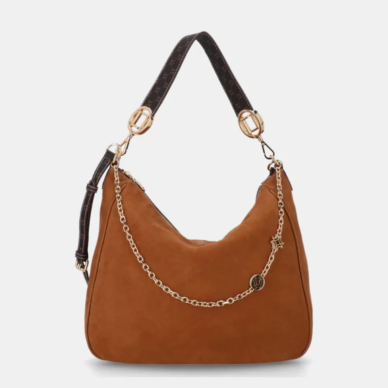 Bolsa Hobo Grande Bison Caramelo - 2000792 UN
