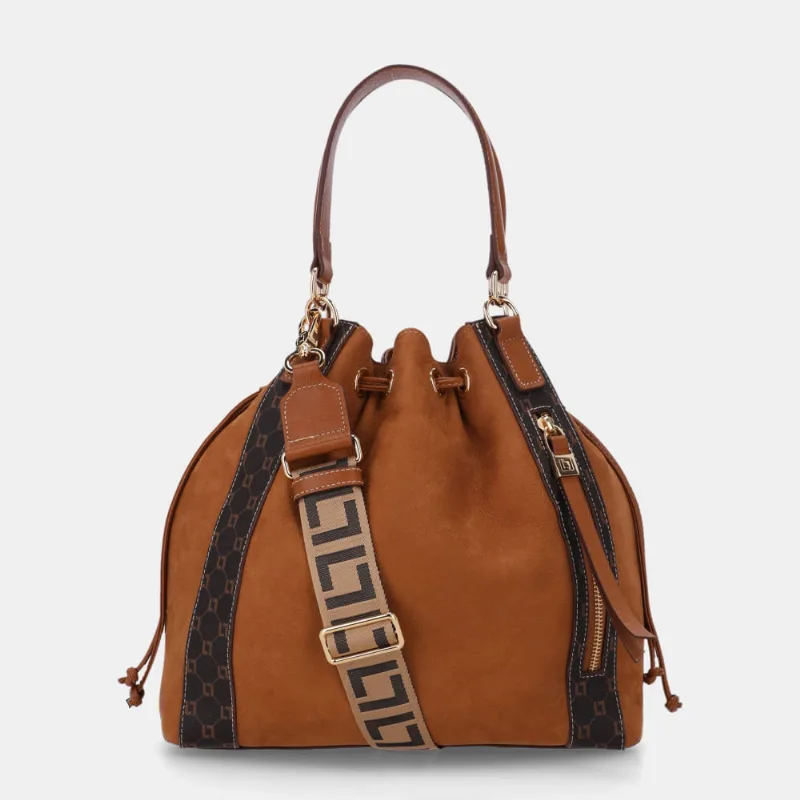 Bolsa Kiara Bucket Grande Bison Caramelo - 10006643 UN