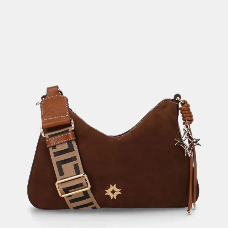 Bolsa Tiracolo Média Bison Espresso - 2000943 UN