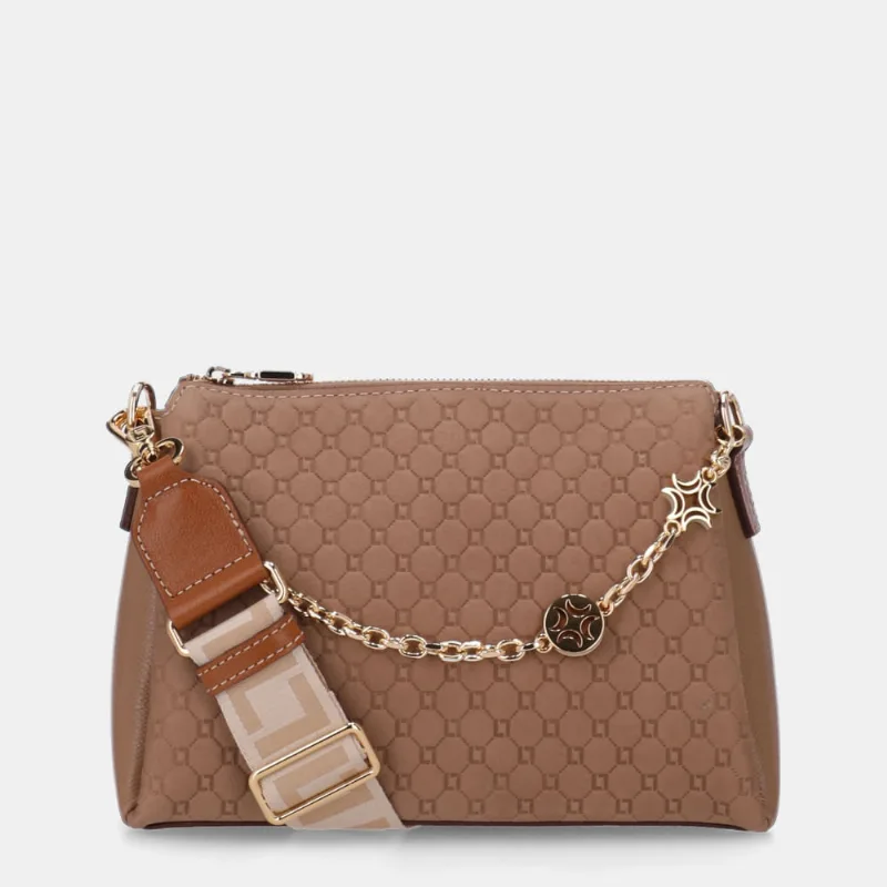 Bolsa Tiracolo Média Bison Ginger - 2000939 UN