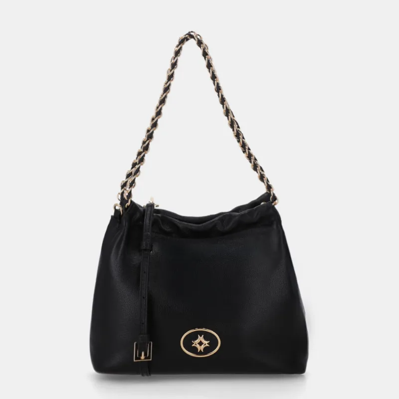 Bolsa Hobo Média Saara Preto - 2000959 UN