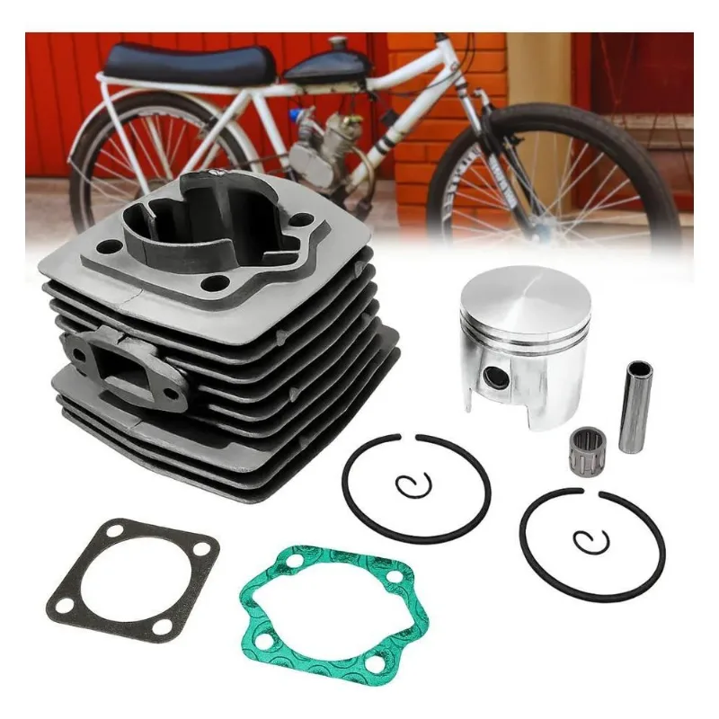Cilindro Completo 80cc 16mm Biela Alta Bike Motorizada