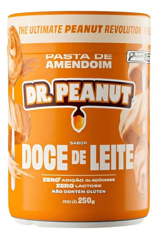 Pasta De Amendoim Dr. Peanut 250g Novos Sabores Gourmet Doce - Não Informado