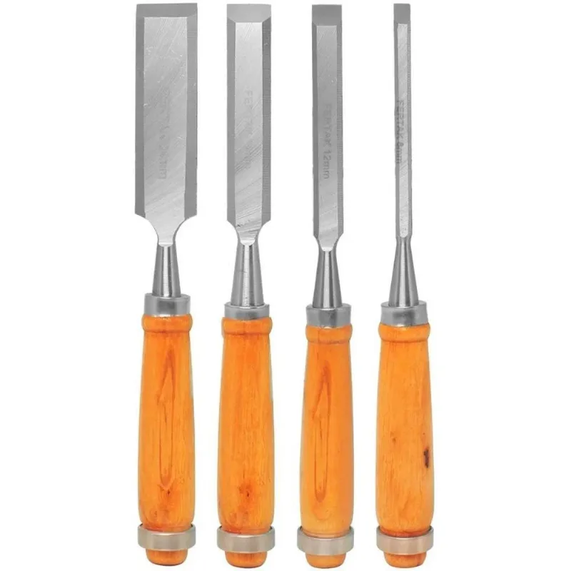 10x Kit Jogo Formão Profissional Entalhar Esculpir Madeira