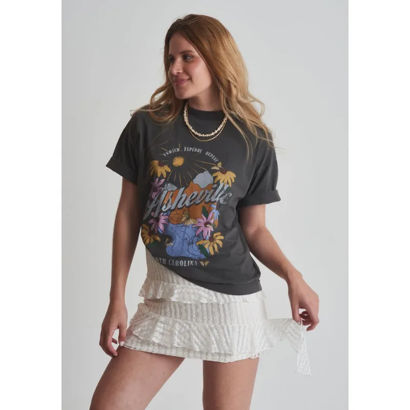 Saia renda babados assimétricos Off white G