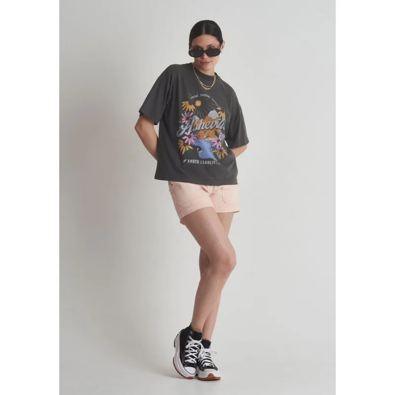 Short sarja bolso carpinteiro Rosa 38