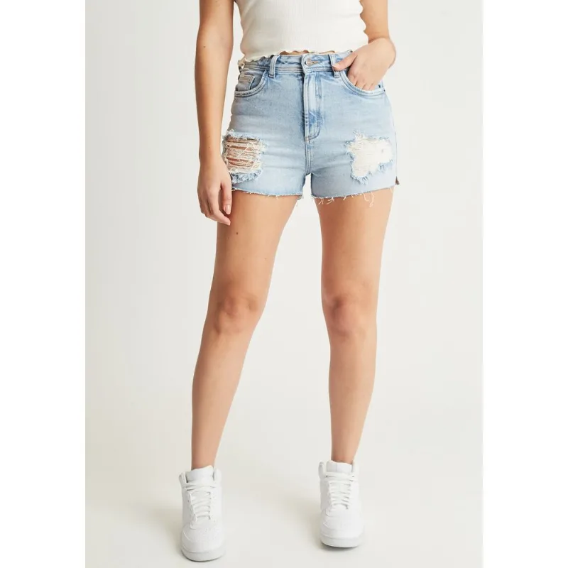 Short jeans destroyed Jeans 38