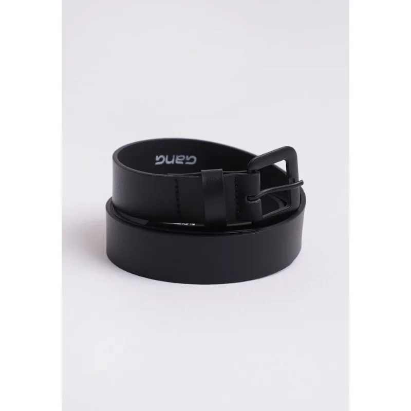 Cinto liso fivela forrada Preto M