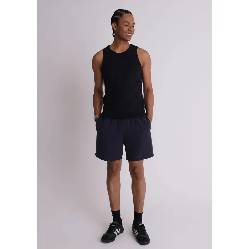 Bermuda linho masculina azul Azul P