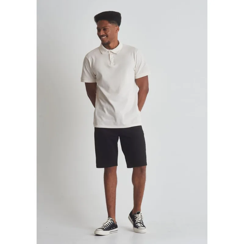 Bermuda sarja masculina alfaiataria preto Preto 40