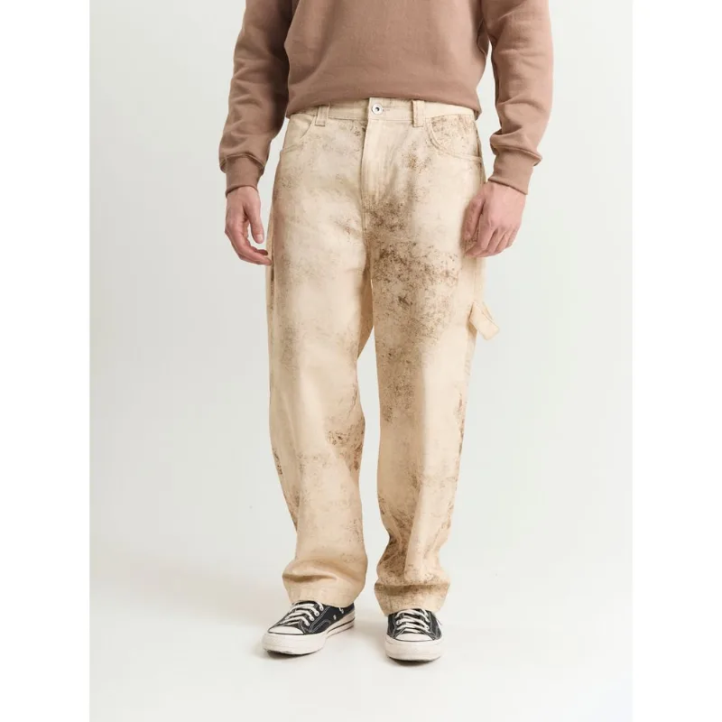 Calça sarja masculina baggy dirty off white Off white 40
