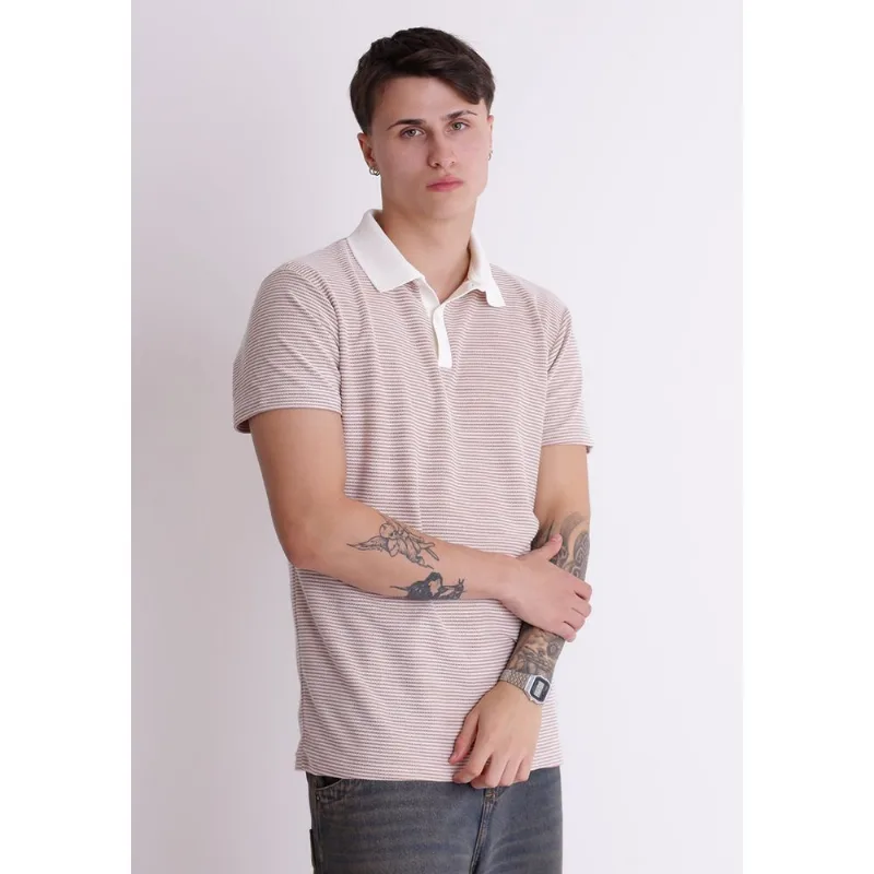 Camiseta piquet masculina comfy bordado off white Off white PP