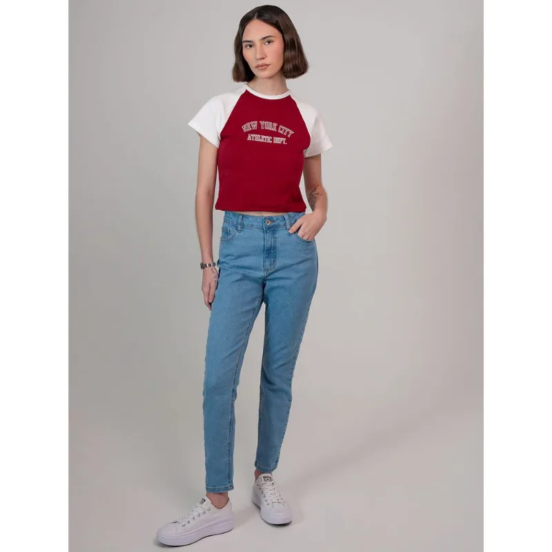 Calça jeans feminino skinny azul Azul 38