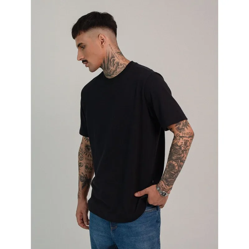 Camiseta malhão masculina comfort preta Preto M