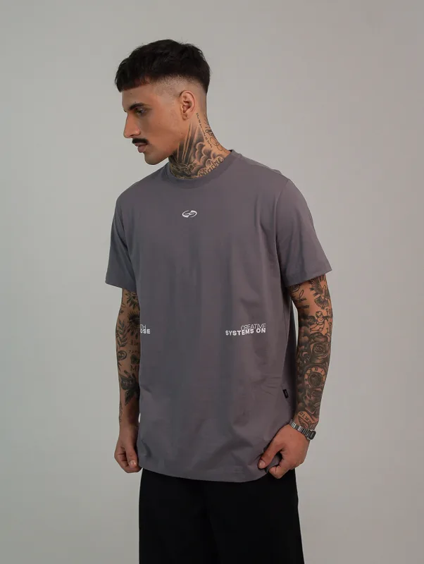 Camiseta algodão masculina creative chumbo - GANG - Masculino