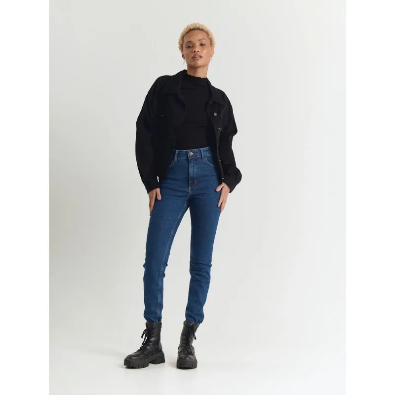 Calça jeans feminino skinny azul Azul 44 - GANG