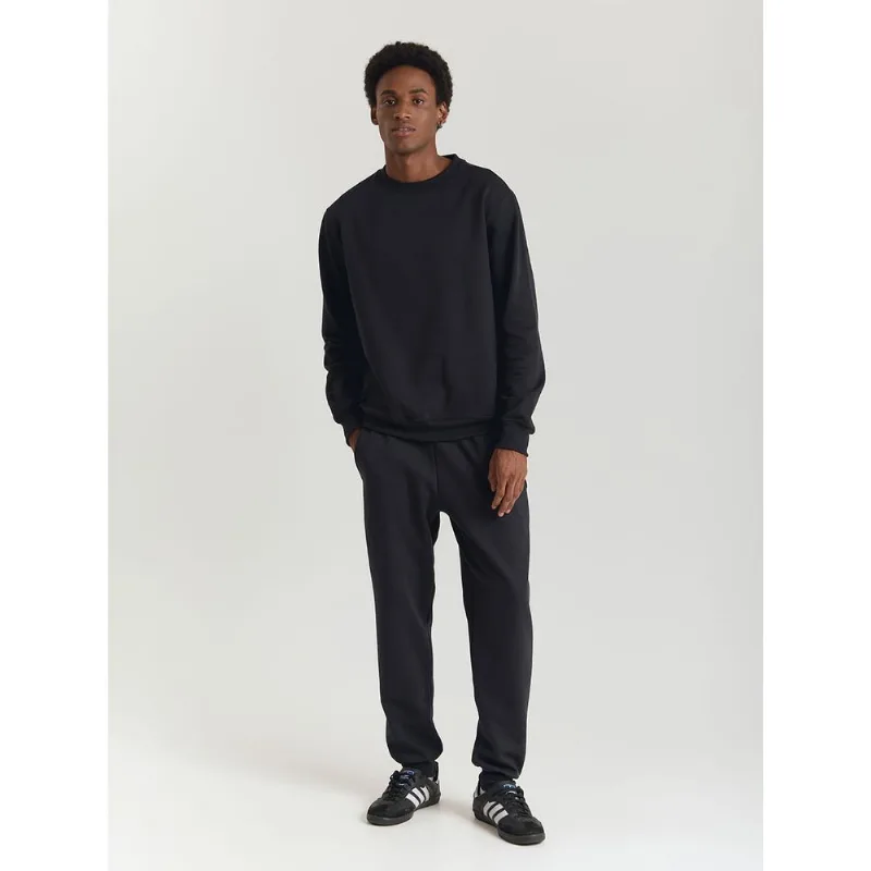 Calça básica moletom preta Preto M