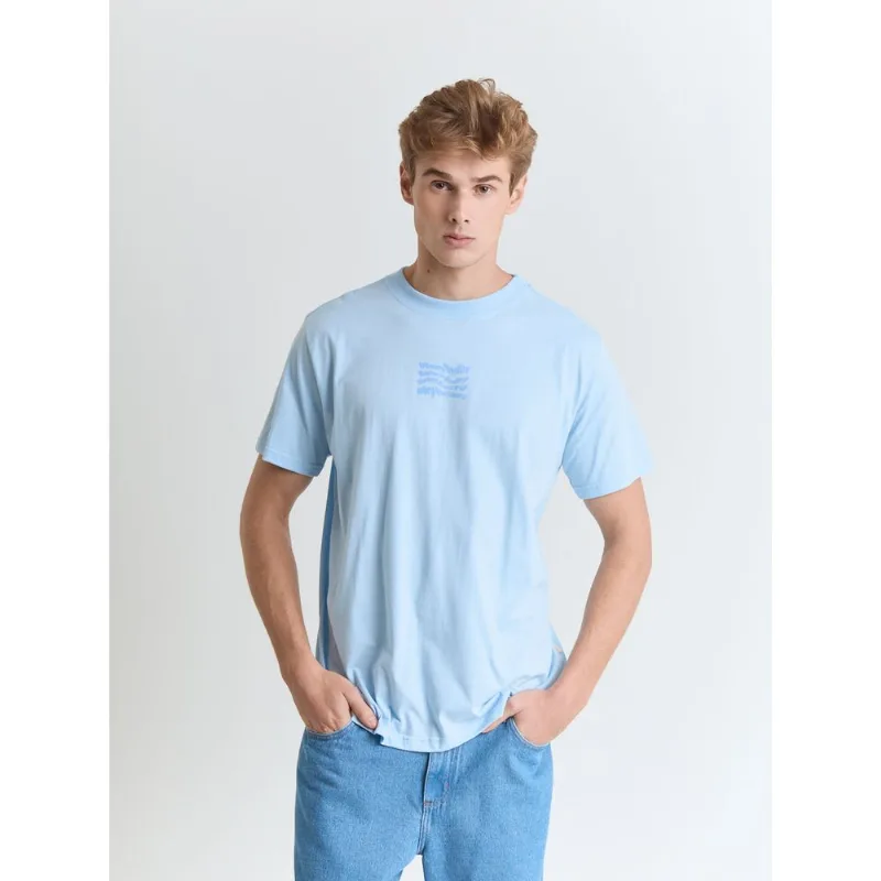 Camiseta estampada warp reality Azul claro G