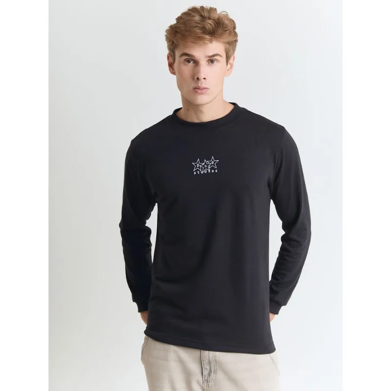 Camiseta manga longa estama gng studios Preto PP