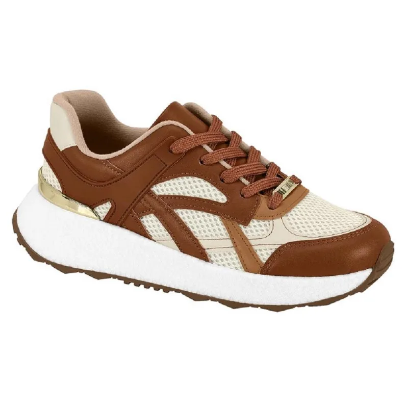 Tenis Vizzano Casual Ref 1452.203.21918 Bege/marrom 38