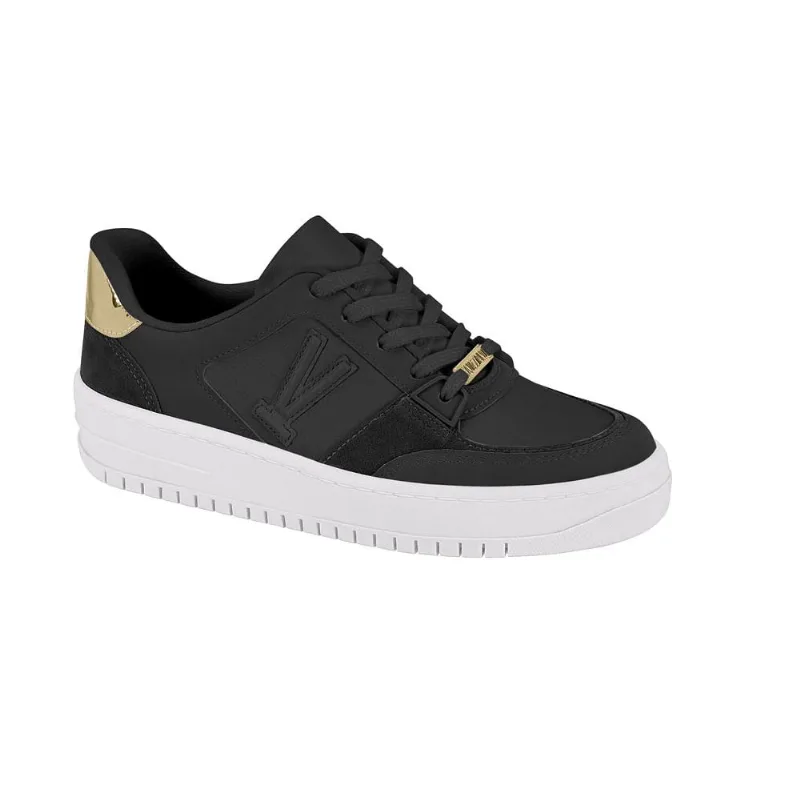 Tenis Vizzano Casual Ref 1389.131.30625 Preto/dourado 35