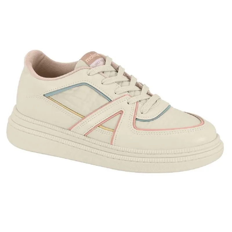 Tenis Moleca Casual Ref 5816.108.30890 Branco/rosa 40