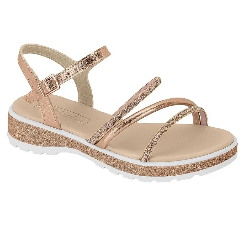 Sandalia Molekinha Casual Ref 2361.205.30933 Rose Gold 32