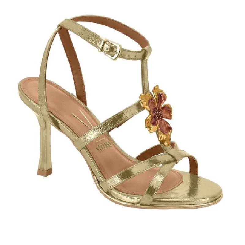 Sandalia Vizzano Salto Fino Ref 6552.305.30591 Dourado 40