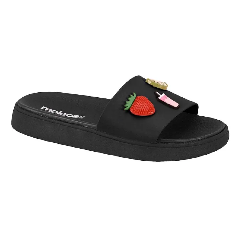 Sandalia Moleca Slide Ref 5469.157.9569 Preto 039