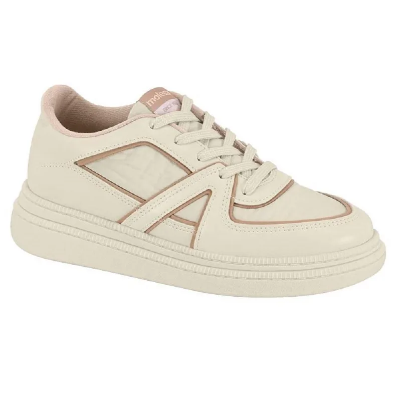 Tenis Moleca Casual Ref 5816.108.30890 Branco/marrom 39