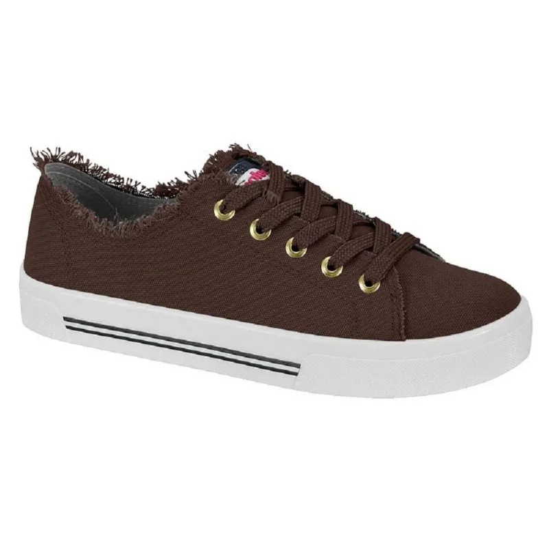 Tenis Moleca Desfiado Ref 5667.722.18923 Marrom Escuro 35