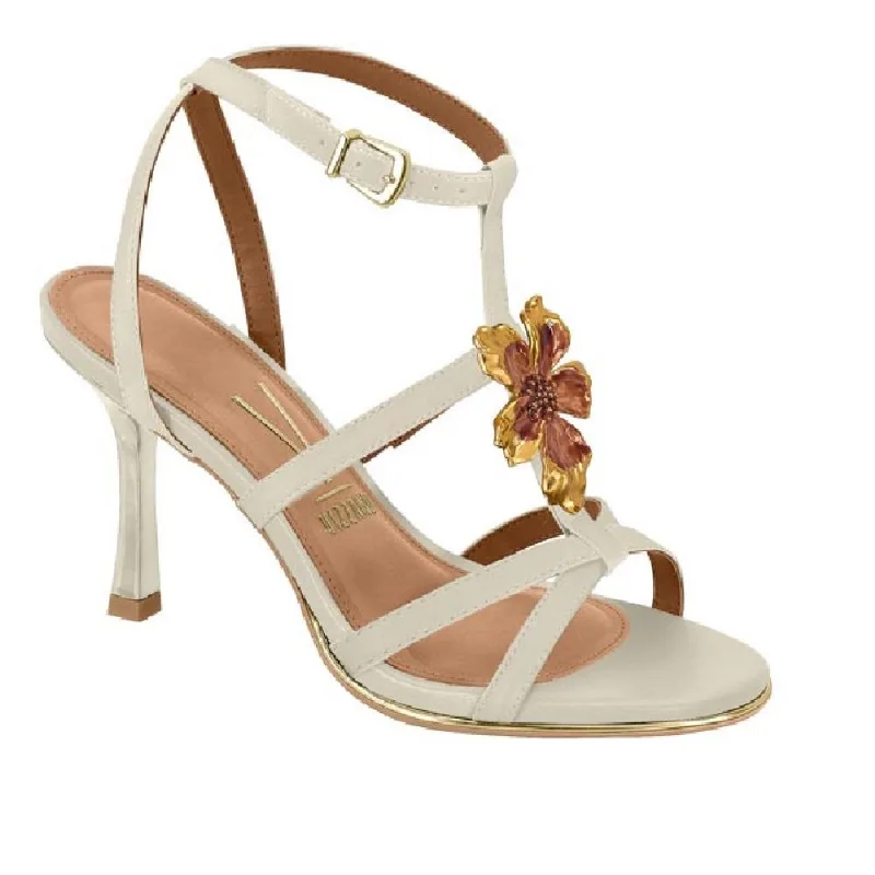 Sandalia Vizzano Salto Fino Ref 6552.105.7286 Branco Off 38