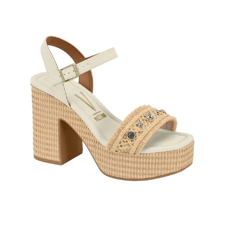 Sandalia Vizzano Salto Bloco Ref 6541.112.30191 Natur/creme/bco Off 037