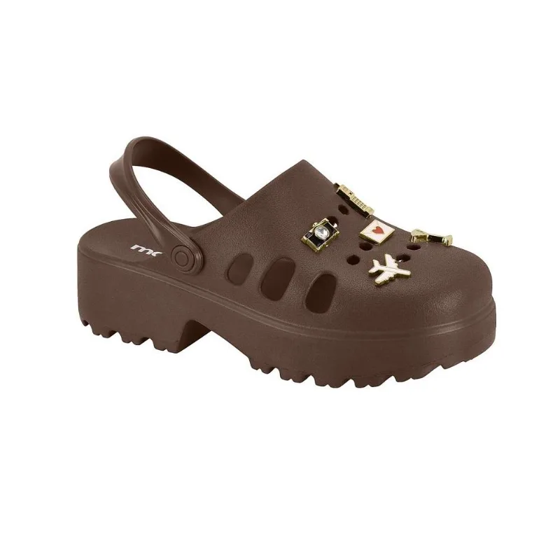 Sandalia Moleca Tratorada Ref 5563.102.30598 Chocolate 35