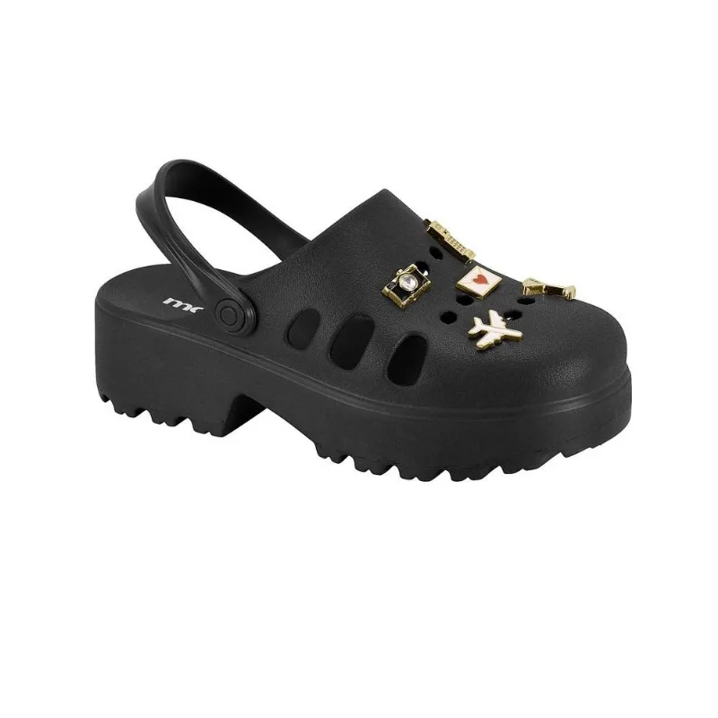 Sandalia Moleca Tratorada Ref 5563.102.30598 Preto 39