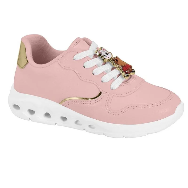 Tenis Molekinha Casual Ref 2588.106.12638 Rosa 029