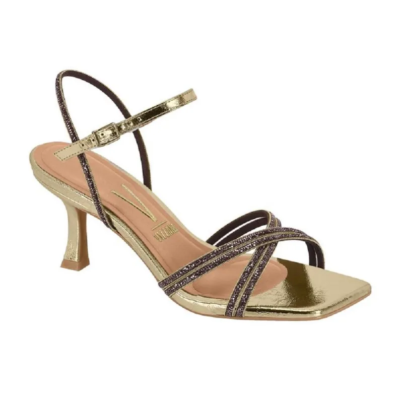 Sandalia Vizzano Salto Fino Ref 6536.205.31108 Dourado 40