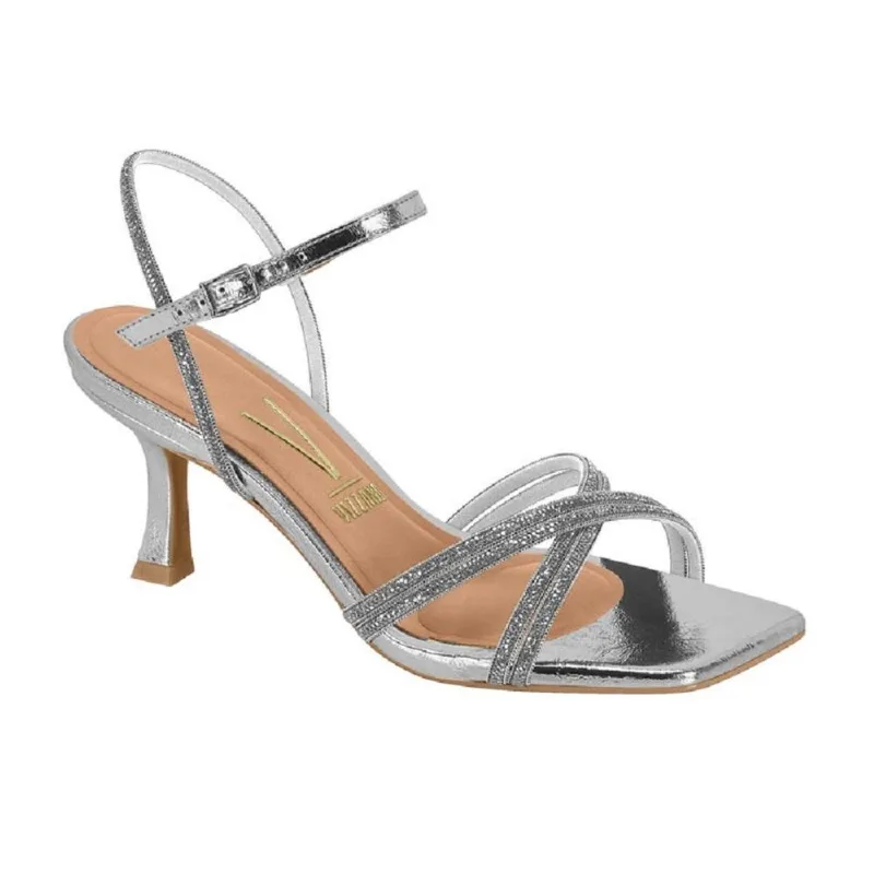 Sandalia Vizzano Salto Fino Ref 6536.205.31108 Prata 34