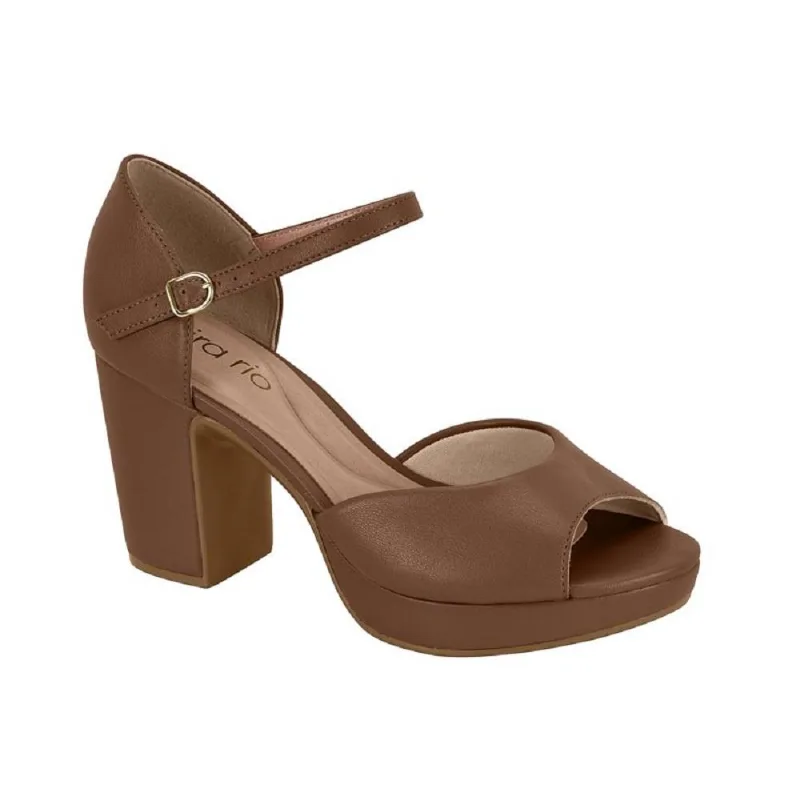 Sandalia Beira Rio Ref 8371.223.9569 Marrom Escuro 40