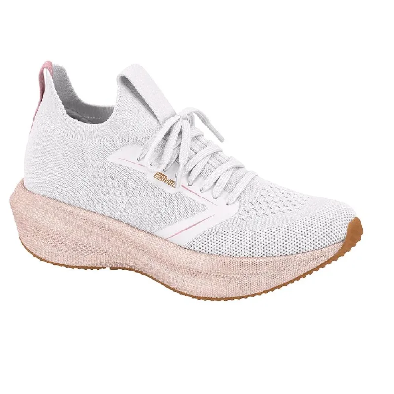 Tenis Actvitta Casual Ref 4849.502.30384 Branco/branco/rosa Antigo/caramelo 35