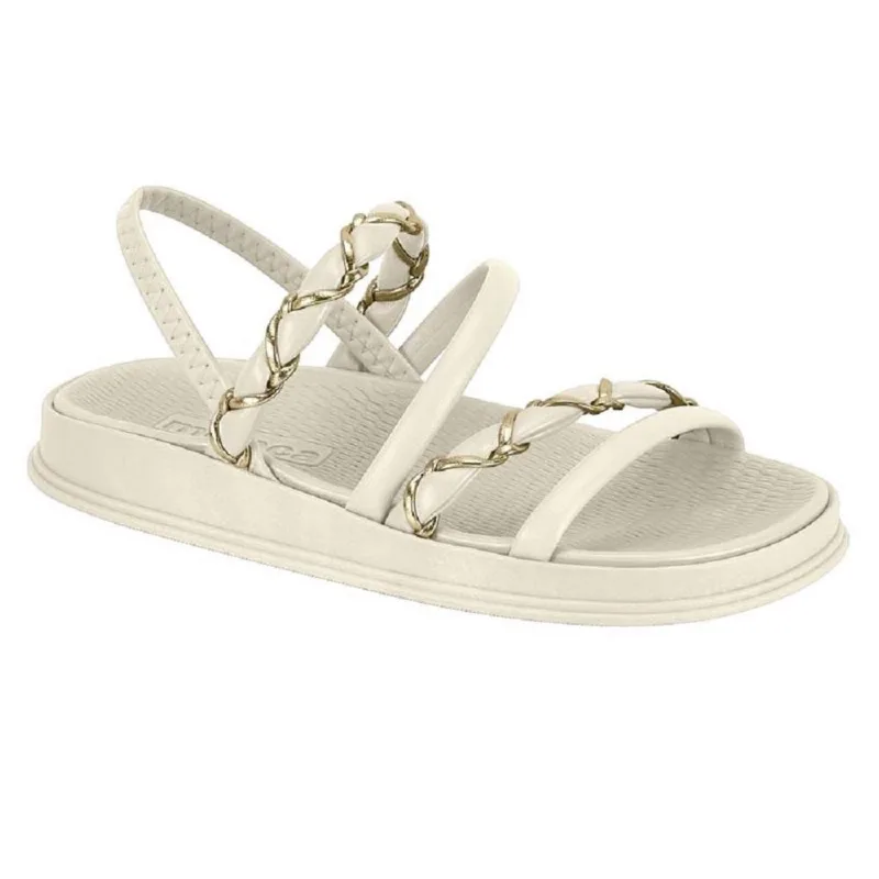 Sandalia Moleca Papete Ref 5556.110.31044 Branco Off 37